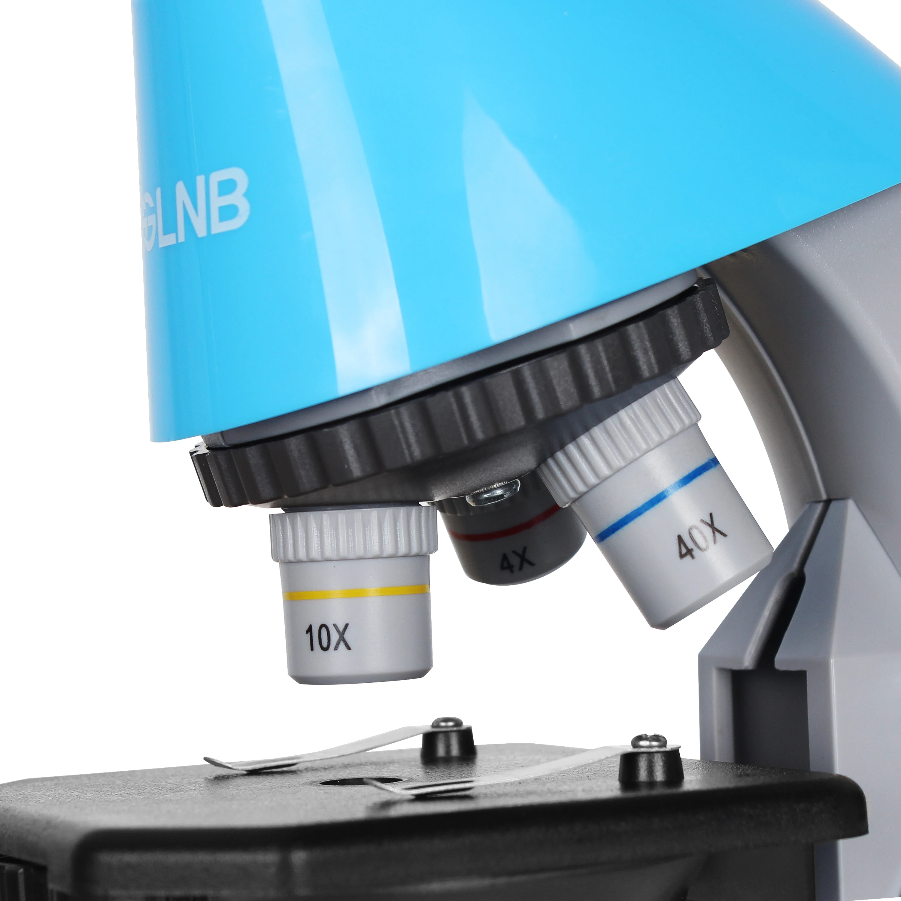 Детский микроскоп с научными комплектами и слайдами светодиодный микроскоп для начинающих 40X-640X с зумом окуляр Монокуляр