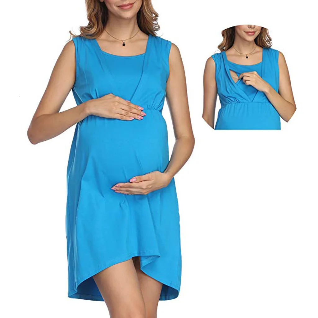 Летняя одежда для беременных женщин; Roupas Gestantes Gravidas; однотонное платье для беременных