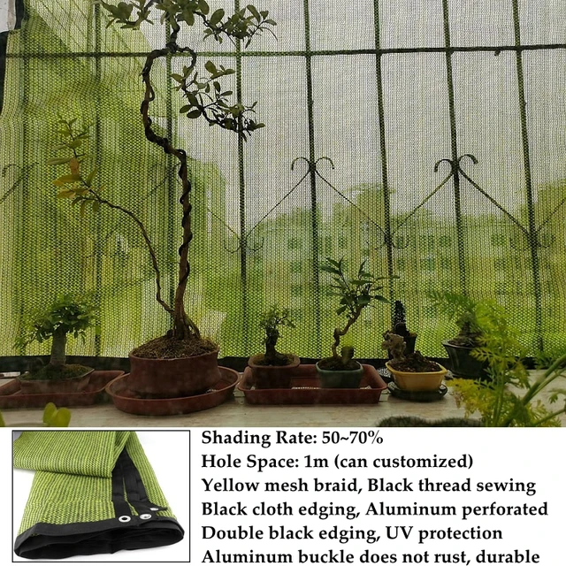 0,6X1/0,9X1M Hdpe Uv-Ellenes Napfényellenes Háló Vastag Erkély Biztonsági Kerítés Nap Árnyékolás Net Courtyard Zamatos Növényi Árnyék Vitorla - Image 4