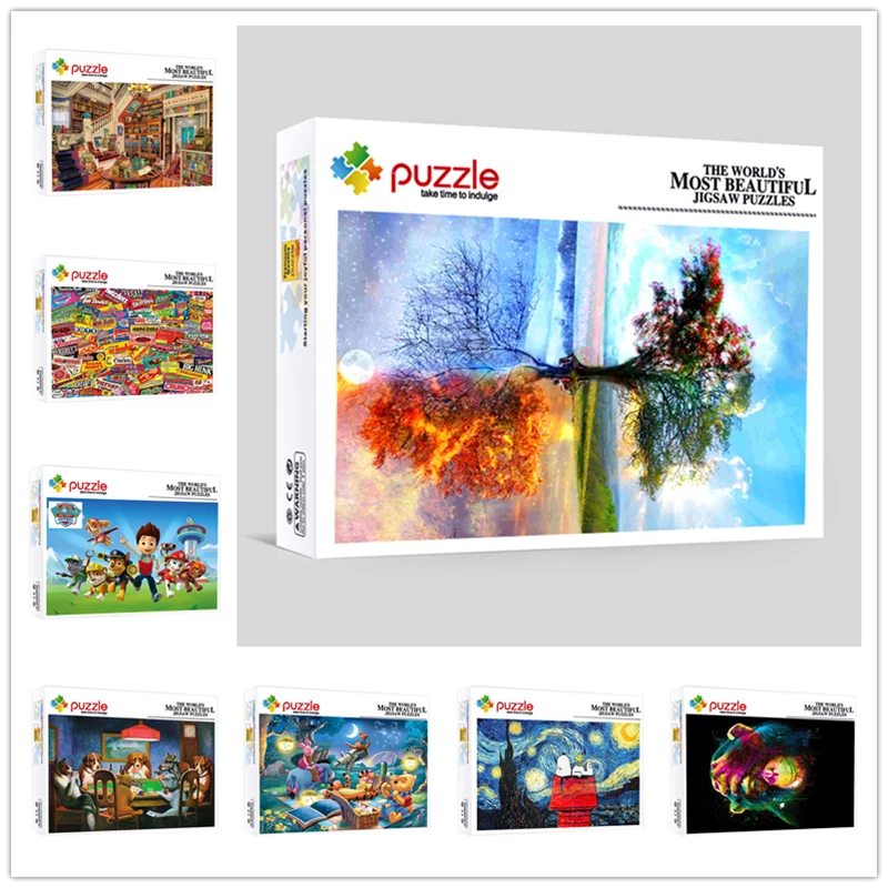 Art Scene Jigsaw Puzzle Adults and Kids Large Puzzle Toy 1000 Pieces 75*50cm