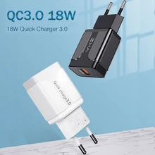 Ykz carregador do telefone móvel carga rápida qc 3.0 4.0 18w carregamento rápido ue eua plug adaptador de parede usb carregador para iphone samsung xiaomi