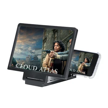 

phone Screen Amplifier 3D Video HD Powstro Mobile Phone Magnifying Glass HD Stand For Video Folding Screen Phone Accessories
