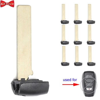 

KEYECU 10pcs for Subaru BRZ WRX STI Legacy Outback XV Crosstrek Emergency Key Blade