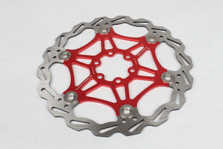 Улитка MTB горный велосипед плавающие дисковые Тормозные колодки 180/160 мм 7075-T6 кронштейн шестиконтактные диски