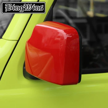 

Car style For 2019 S-uzuki Jimny modified rearview mirror shell decorative cover stick reversing mirror rain shield accesso