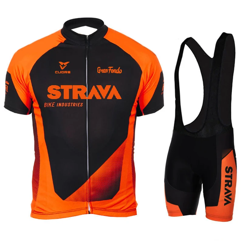 STRAVA 2020 Новинка Лето Велоспорт Джерси с коротким рукавом набор Maillot Ropa Ciclismo