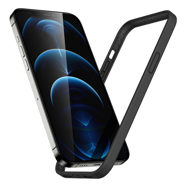 Funda Gel Doble capa para iPhone 12 pro max ultra- Cereza