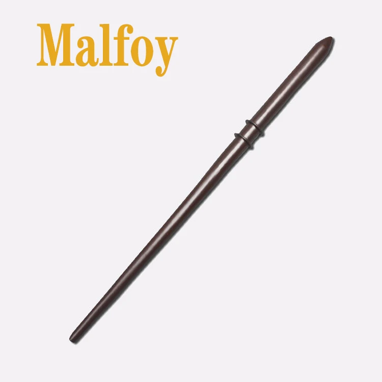 Malfoy Косплэй древесины Fleur Волшебная Луна Лавгуд Луна палочка палка подарок Волан-де-Морт Рождественский подарок на день рождения игрушка Беллатрикс билет на поезд - Цвет: Malfoy