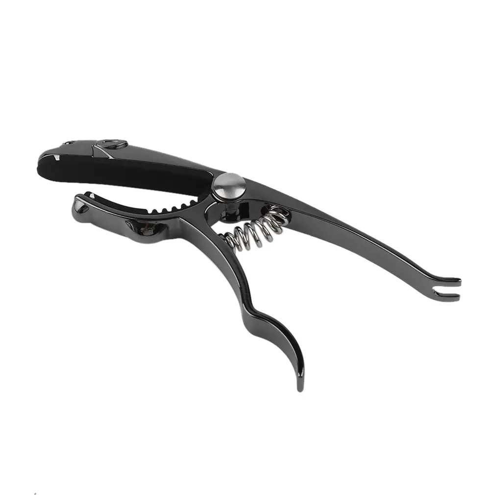 

Two Colors Available Cool Smooth Lines and Shape Total Metal Material, Perfect Silicon Animal Shape Cushion Guitar Capo Newest