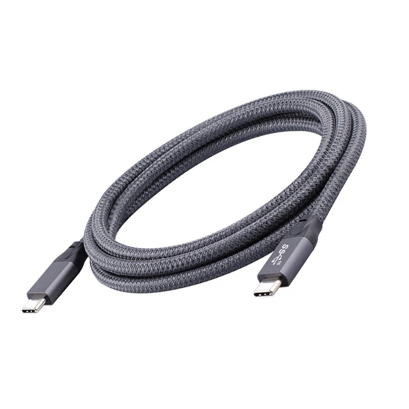 5A Тип C USB кабель для передачи данных 3,1 Gen 2 C PD 100W данных до 10 Гбит/с 4K HD для Macbook samsung S10 Quick Charge 4,0 быстрой зарядки USB-C шнур