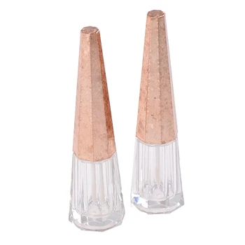 

New Fashion 1Pcs 7ml Portable Geometric Shape Empty Clear Lip Gloss Container DIY Lip Balm Liquid Lipstick Tube Bottle