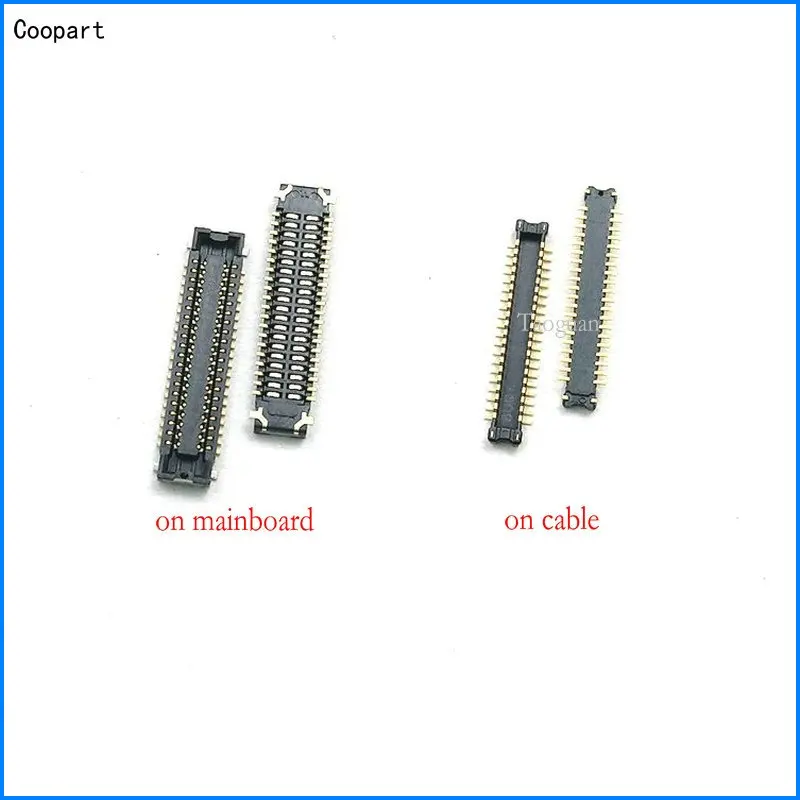 2pcs/lot Coopart LCD display FPC Connector Port Plug on Mainboard/cable for Huawei P9 /P9 plus / P20 lite/ P8 P6 replacement | Мобильные