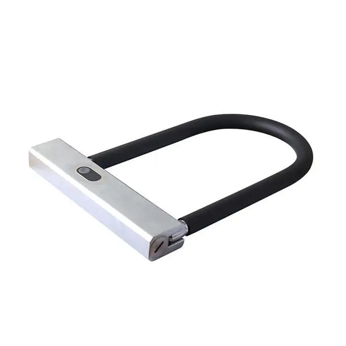 Прочный u-образный Bluetooth умный замок Противоугонный велосипед, мотоцикл, дверной замок велосипед литиевая Блокировка аккумулятора около 2S