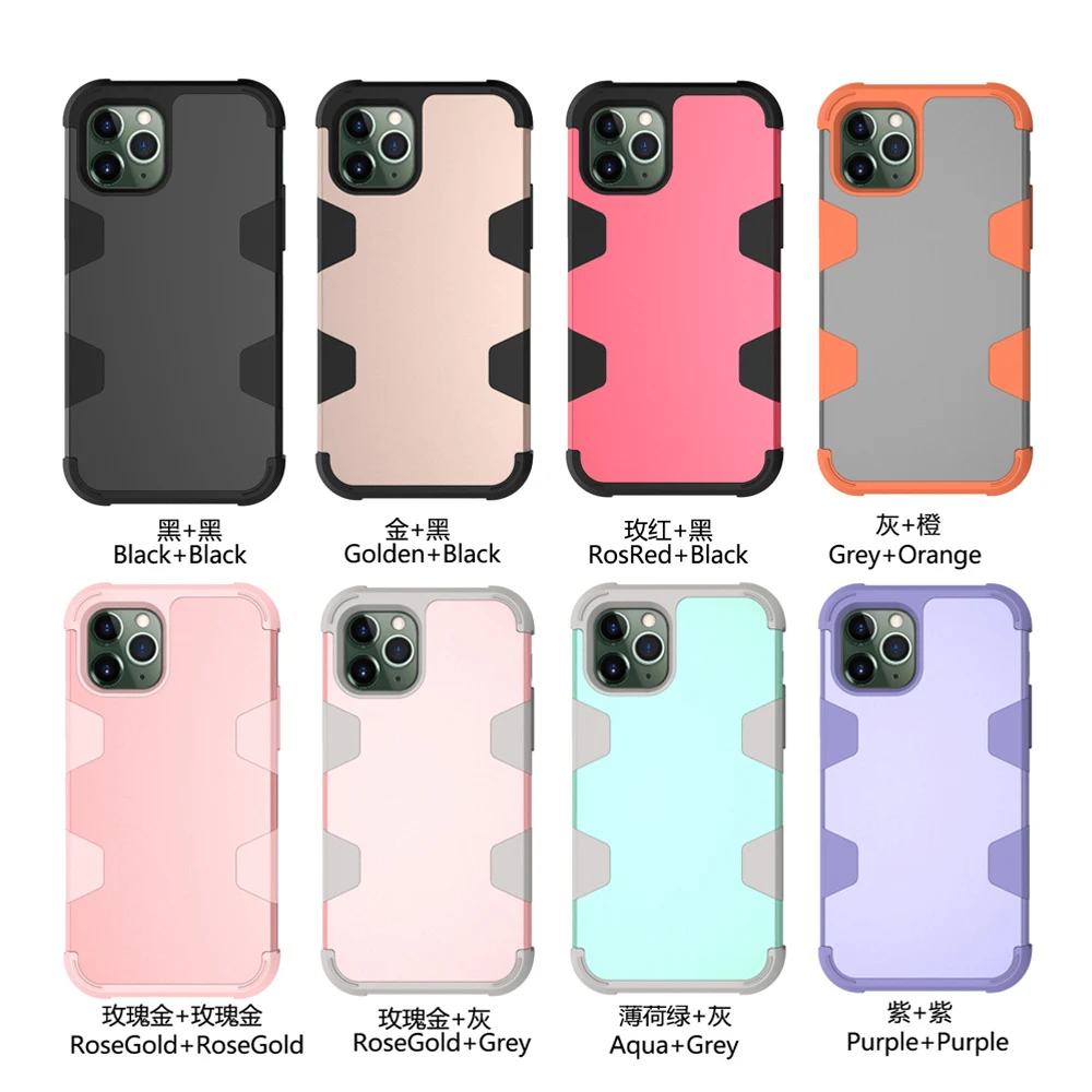 3 в 1 лоскутный робот Etui для нового iPhone 11Pro Max чехол TPU& PC твердая задняя крышка для iPhone 11 Pro Max чехол iPhone11 Coque