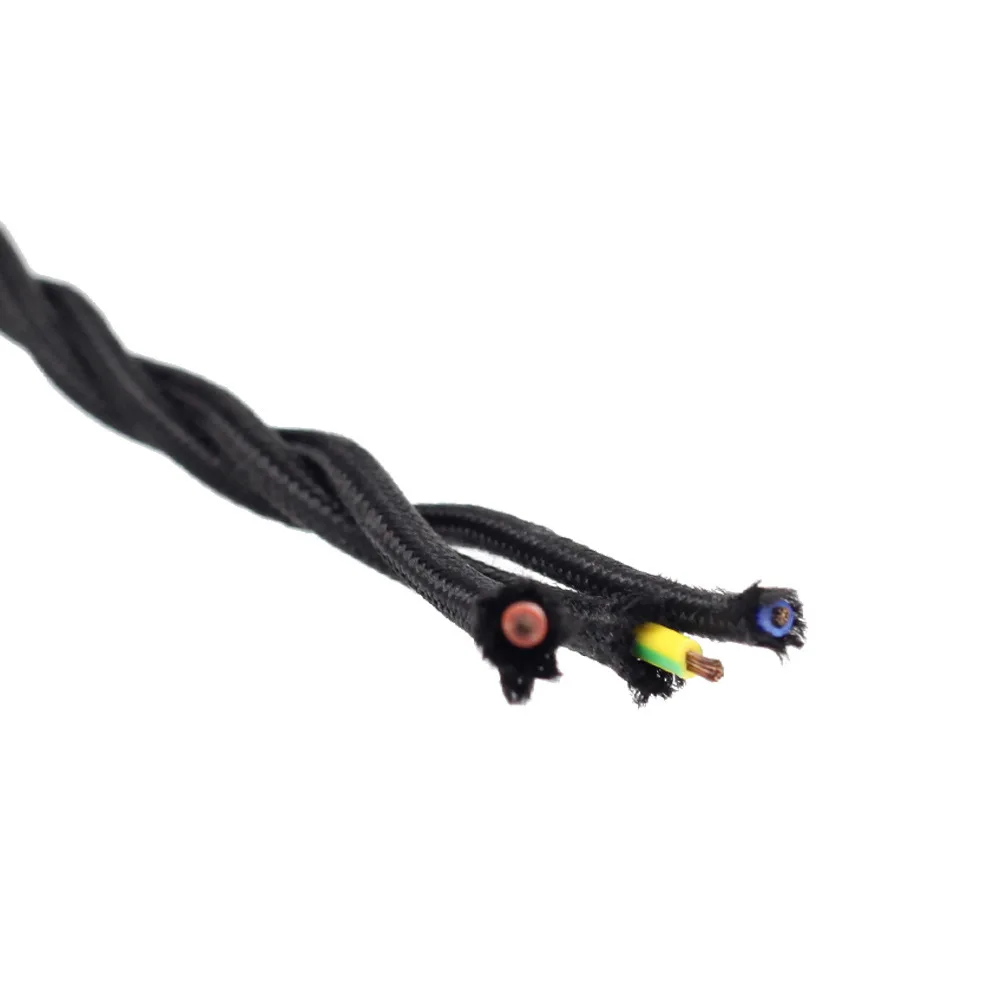 Antique Lamp DIY Wire Accessories N Retro Power Line with Plug European Style Antique Lamp Wire