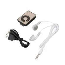 Портативный мини-клип USB MP3 плеер музыкальный медиа поддержка Micro SD TF карта Мода Hifi MP3 Спорт на открытом воздухе