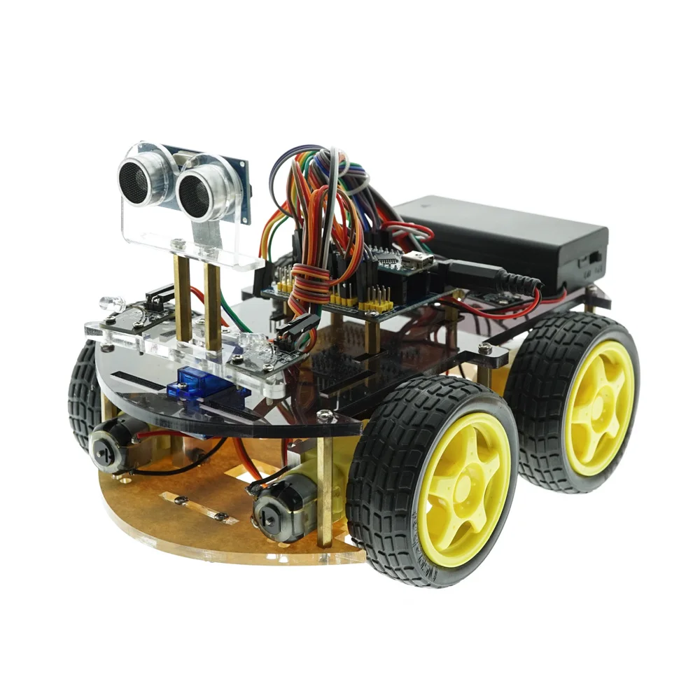 Интеллектуальное отслеживание Bluetooth/Предотвращение препятствий автомобиля с arduino nano