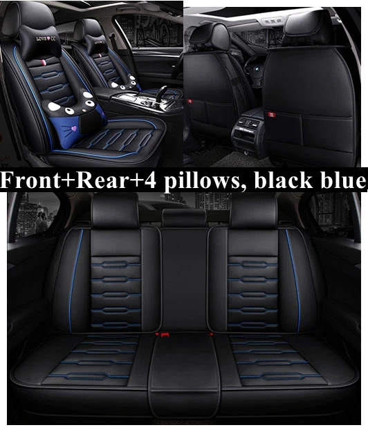 Чехол для автокресла Chevrolet Cruze Captiva Lacetti Aveo valalibu Orlando Alero Epic Trax LOVA RV SPARK Impala Niva болт ss - Название цвета: cartoon black blue
