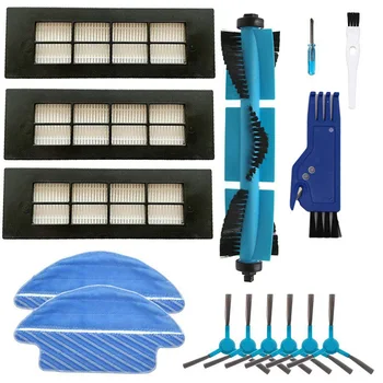 

15pcs Roller Side Brush Mop Robot Sweeper Cleaning For Conga 3090 Elements Sale