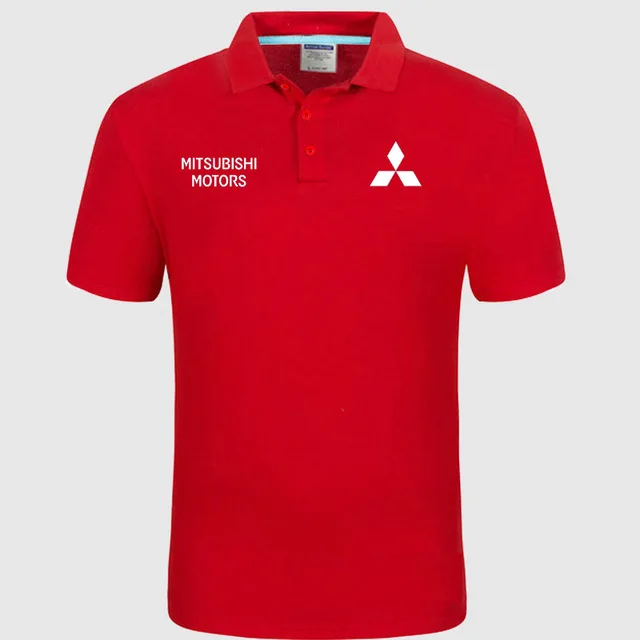 3 High quality logo crocodil for Mitsubishi logo Polo classic brand Men Polo Shirt Men Casual solid Short Sleeve cotton polos f g - Color: 3