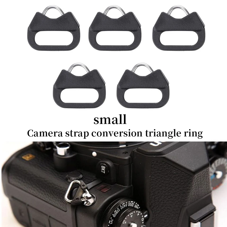 Portatarga Con Telecamera Set Di 4 Anelli A Divisione Triangolo Per Cinghia Fotocamera - Compatibile Con Fujifilm, Leica, Nikon, Canon, Sony Foto&Tech Lug Ring - Foto 14
