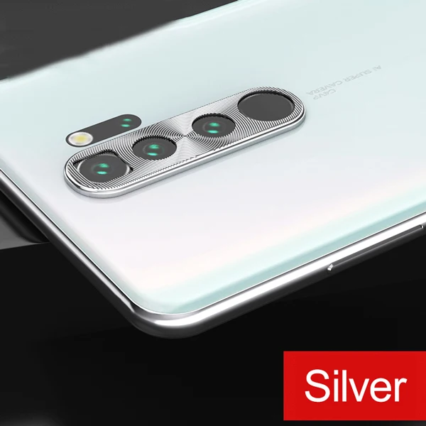 Защитная кольцевая Крышка для камеры для Xiaomi Redmi Note 8 7 Pro K20 чехол металлическая настоящая Крышка для объектива телефона для Xiomi Redmi 7 K20 Pro Чехол - Цвет: Silver