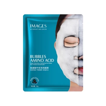 

Bamboo Charcoal Oxygen Bubble Mask Cleaning Shrinking Pores Oil-control Cleansing Moisturizing Face Mask 1Pcs