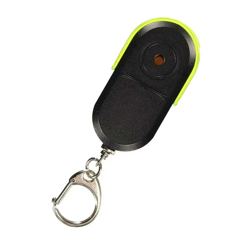 green Wireless Key Finder Whistle Led Key Finder Anti-Lost Device Christmas Gift Seamless Painting Frame Overall Round And Beautiful - Цвет: green