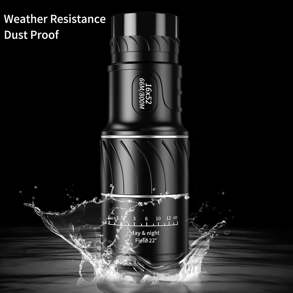 APEXEL HD 16X52 с двойным увеличительным фокусом Монокуляр 10x Объектив Телескопа 66/8000 м Монокуляр для наружного наблюдения за птицами Отдых Путешествия Sportshiking