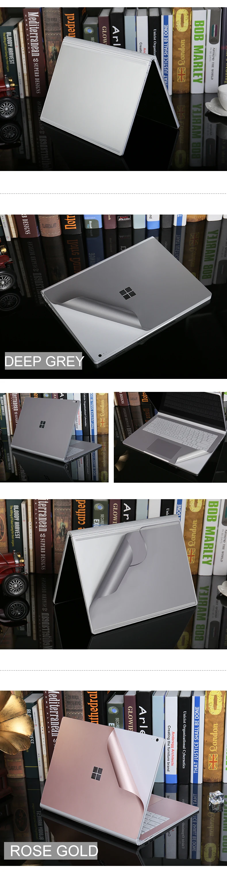 Защитная наклейка для ноутбука для microsoft Surface book 2 15 дюймов стикер на фюзеляж 13,5 дюймов Surface book 2 Shell комплект пленок
