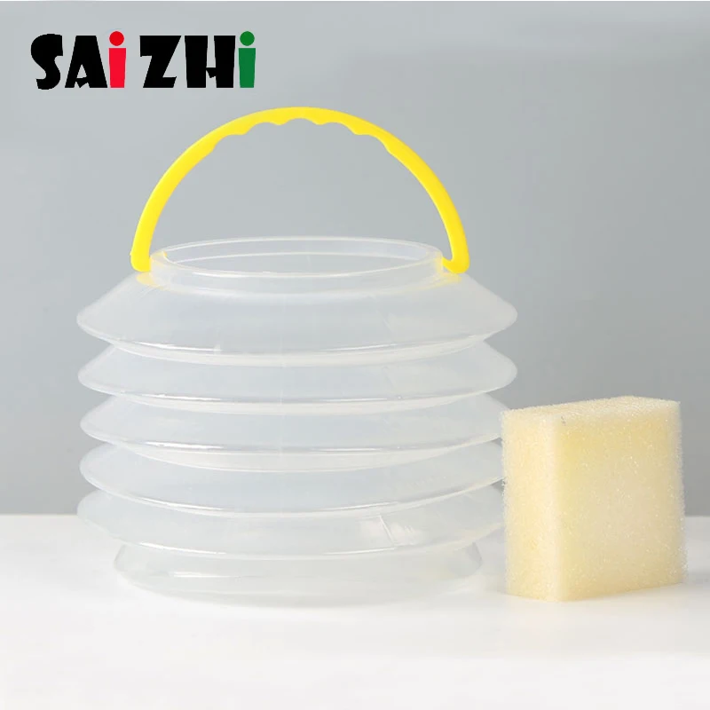 Портативный складной держатель для кистей рисования Saizhi 16*11 см чехол чистки