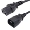0.5m IEC 320 C14 To C13 Extension Cable For PDU UPS 10A 250V Male Plug To Female Socket AC Power Cord ► Photo 2/6