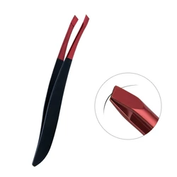 Excellent Quality Eyebrow Tweezer Golden Head Slanted Stainless Steel Tweezer Trimmer Eyelash Clip Hair Removal Makeup Tool