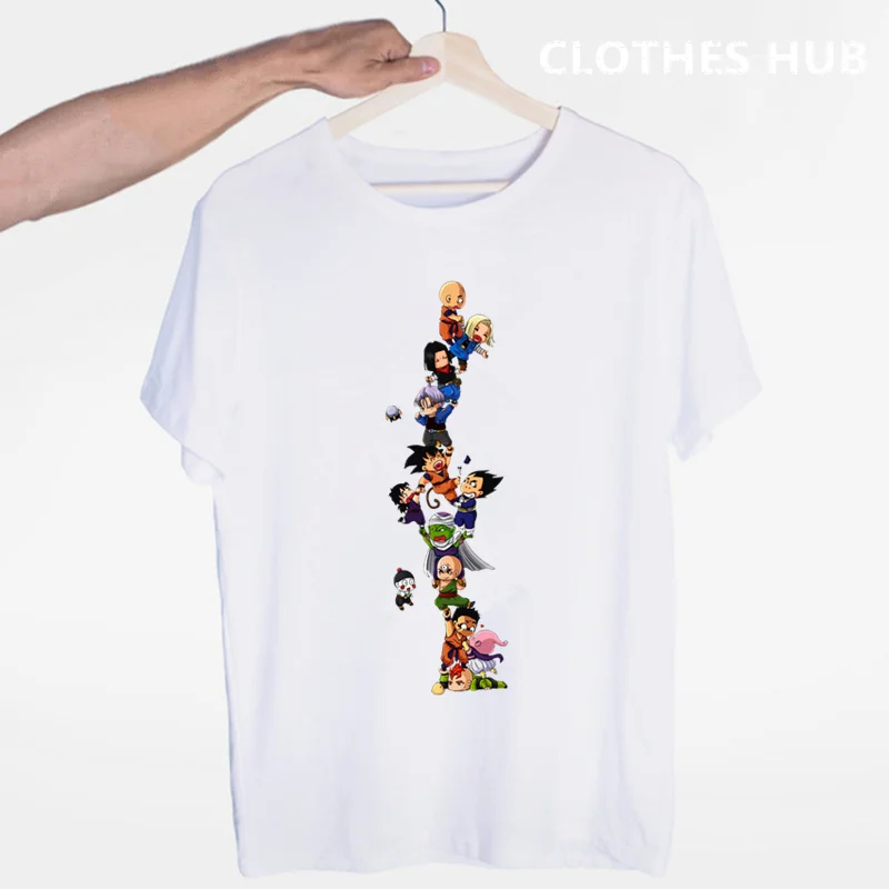 

Dragon Ball Z Goku T-shirt Short sleeve O-Neck Tshirt Summer Saiyan Vegeta Harajuku brand clothing