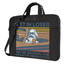 

Karl Marx Communism Laptop Bag Case Socialism Crossbody Shockproof Computer Bag Soft Travel Laptop Pouch