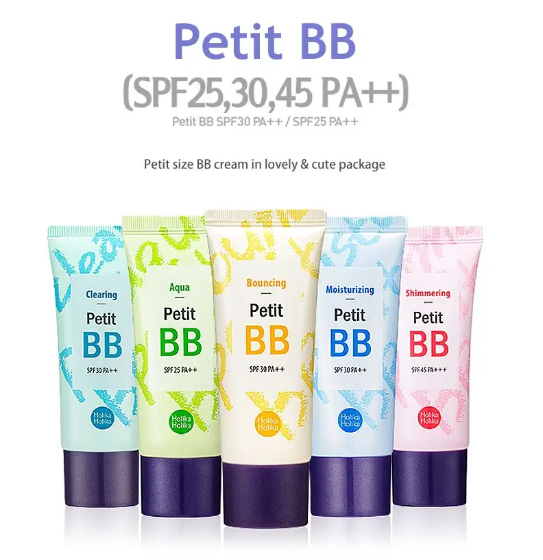 Холика Petit BB крем SPF 30 PA++ увлажняющий для лица BB крем-корейская косметика основа для лица макияж тональный крем