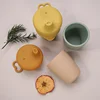 Portable Drinkware Baby Food Storage Snacks Cup Infant BPA Free Sippy Cup Silicone Feeding Accession For Kids Christmas gift 3