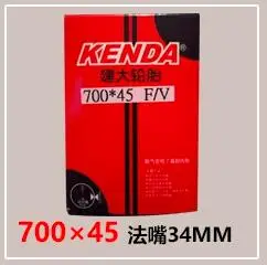 700×45c French valve (A/V) 43MM 70CC велосипедной шины с защитой от Американский клапан(A/V) французский клапан(F/V) 700×23c 25c 28/32c 35/43 38 внутренняя трубка шины для велосипеда аксессуары - Цвет: 700×45c French valve (A/V) 43MM