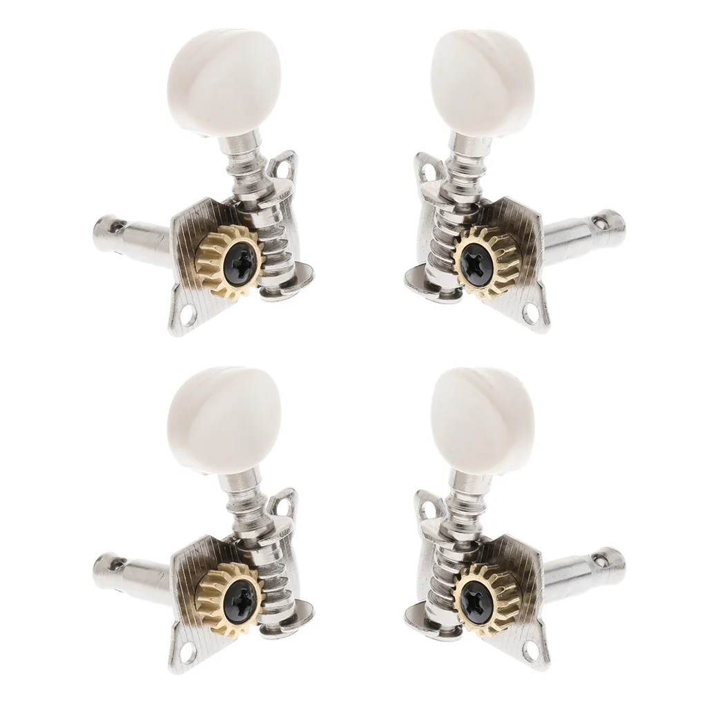 Finest 4x Ukulele String Tuning Keys Open-gear 2L2R Musical Instrument Parts | Спорт и развлечения