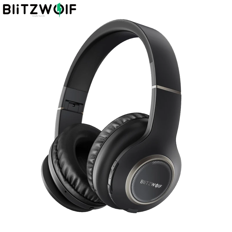 BlitzWolf BW HP0 Беспроводной наушники bluetooth гарнитура складная Накладные С микрофоном