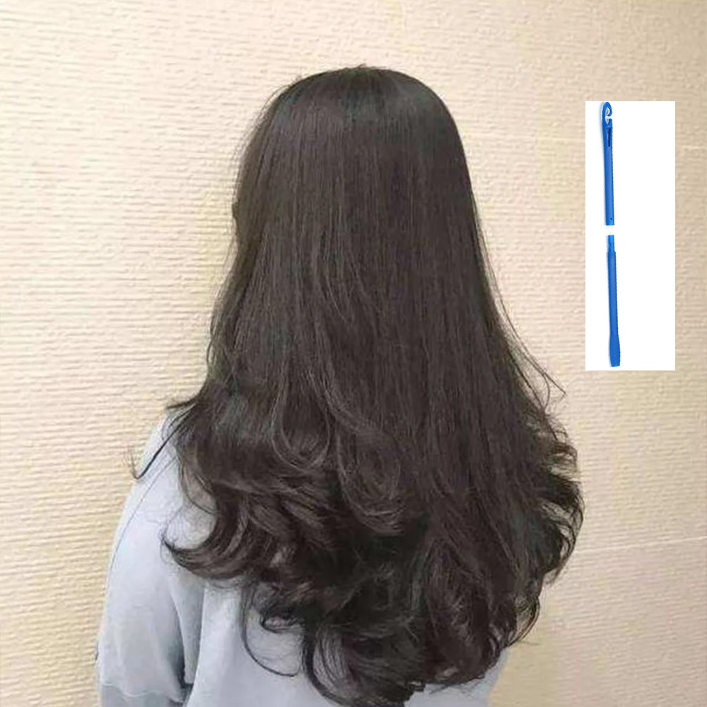 

Magic Hair Rollers 10-20PCS 20CM-75CM Curlers Hair Rollers Spiral with Hair Hooks Good Elasticity Odor Free Lightweight