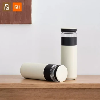 

Xiaomi youpin Tea and water separation insulation tea cup 316 stainless steel drinking cup 520ml