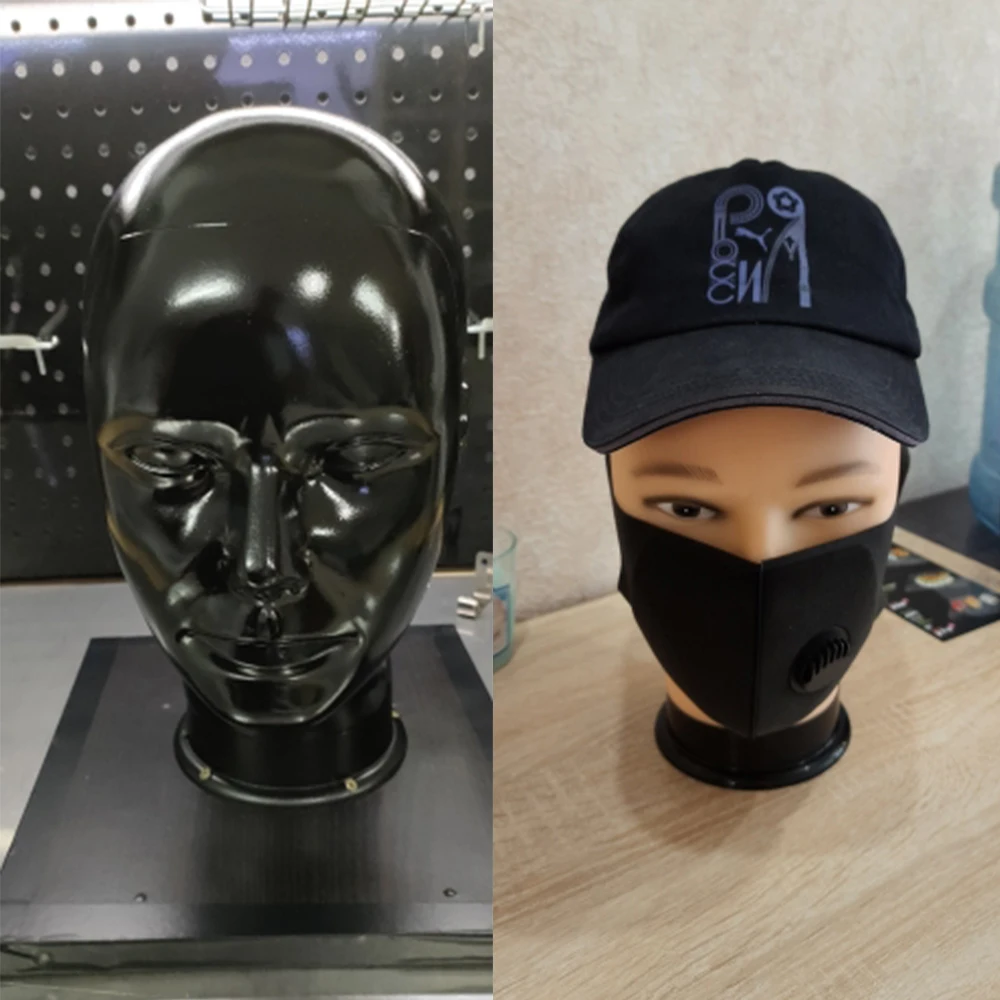 Wig Head Mannequin Mannequin Head Holder Mannequin Head Model Female Mannequin Head Large size male Mannequin Head Dolls Display Cosmetology Bald Training For Making Wig Hat Display