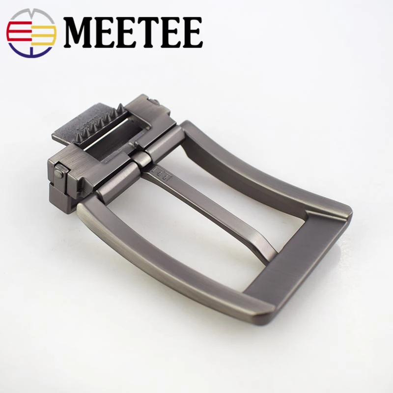 Meetee 40 мм пряжка для ремня мужская металлическая пряжка с зажимом DIY кожаные аксессуары для джинсов поставка для ремня шириной 3,8-3,9 см AP034