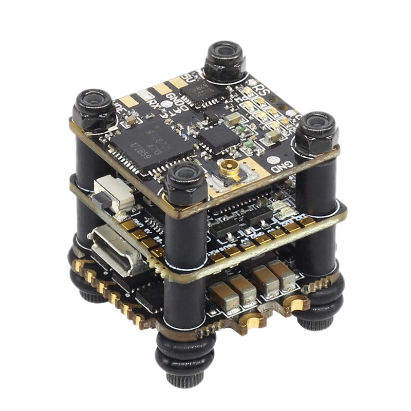 HGLTECH FD413-VTX Stack 16X16 2-4S F411 Fc 13A BLS 4в1 ESC VTX 400 МВт для 60-180 мм FPV четырехосевой Дрон