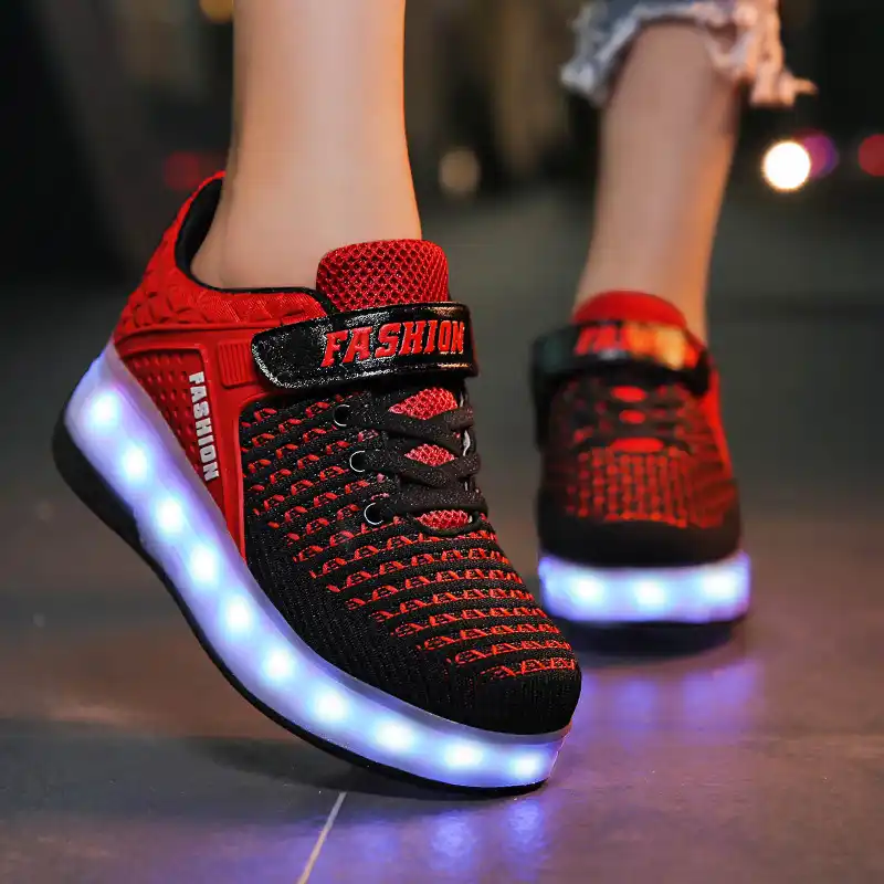 led walk shoes