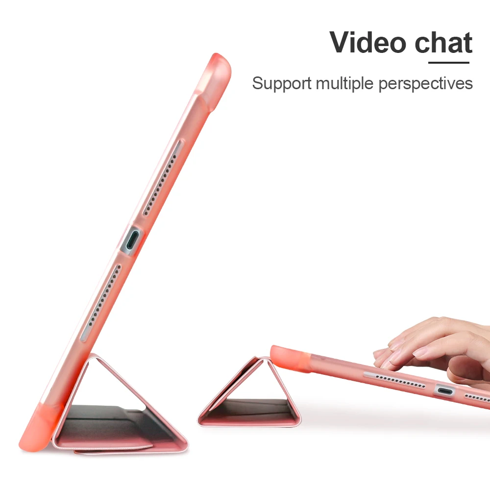 Для iPad 10,2 чехол с карандашом держатель кожаный чехол для iPad Pro 10,5 Air 3 Чехол Smart Cover для iPad 7го поколения чехол s