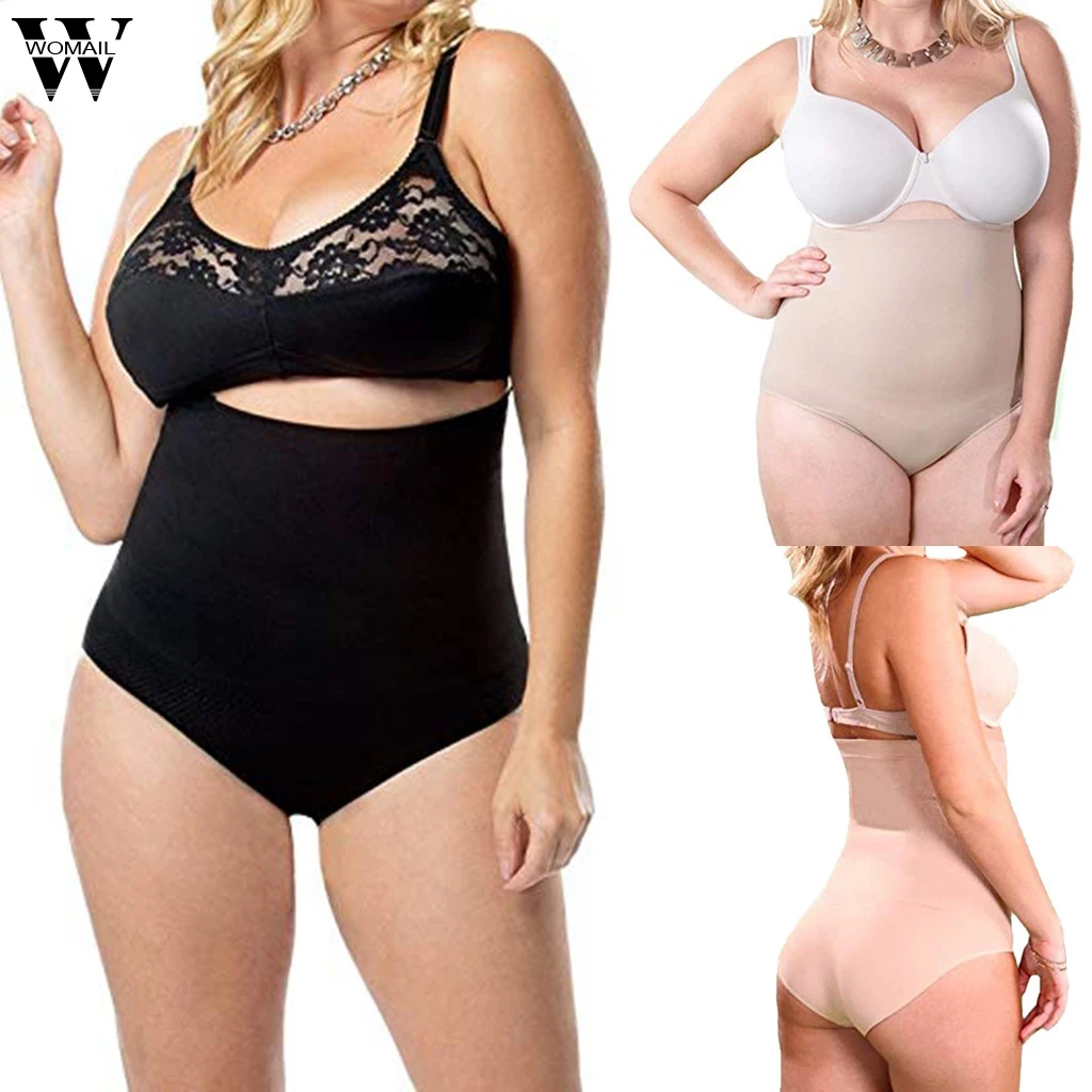 

Womail Seamless Women High Waist Body Shaper Panties Tummy Control Panties Slimming Control Shapewear Underwear Thin Lady P920