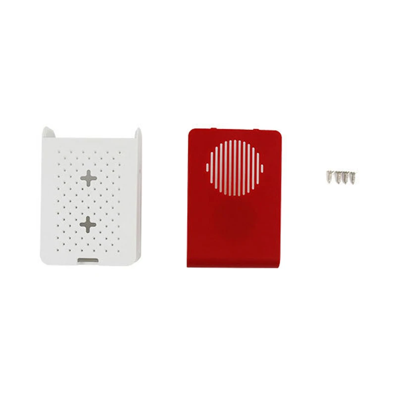 Without Fan Пластиковый чехол, совместимый с Raspberry Pi 4B JHP-Best - Цвет: Without Fan