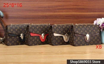 

Luxury Louis Vuitton LV- Leather Handbags Women Bags Designer Brand Women's Shoulder Bags Large Capacity Ladies Hand Bags L154